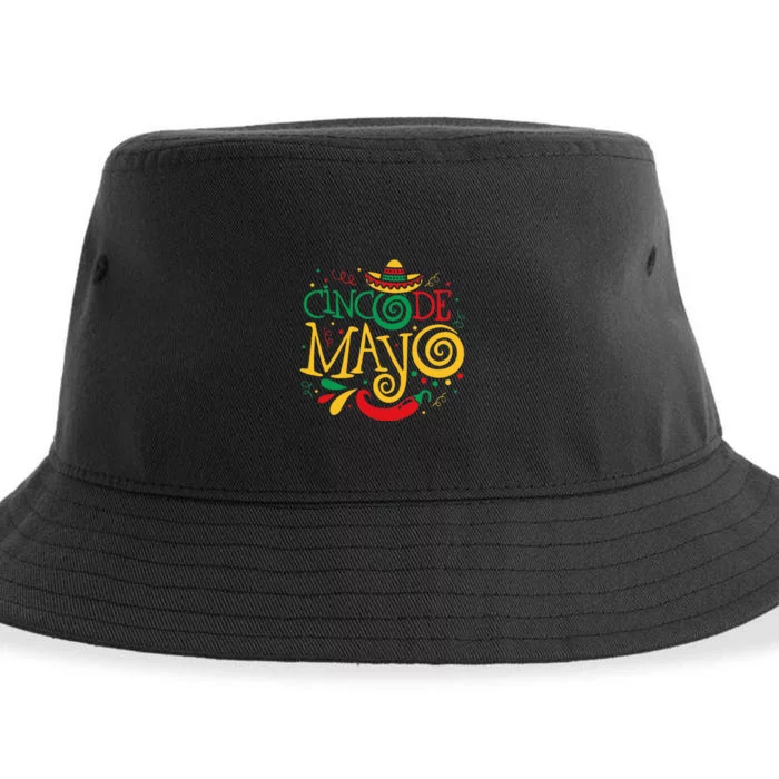 Cinco De Mayo Fiesta Surprise Camisa 5 De Mayo Viva Mexico Sustainable Bucket Hat