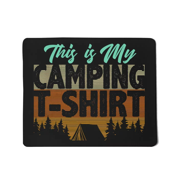 Camping Design Men Kids Camper RV Vacation Camping Women Mousepad