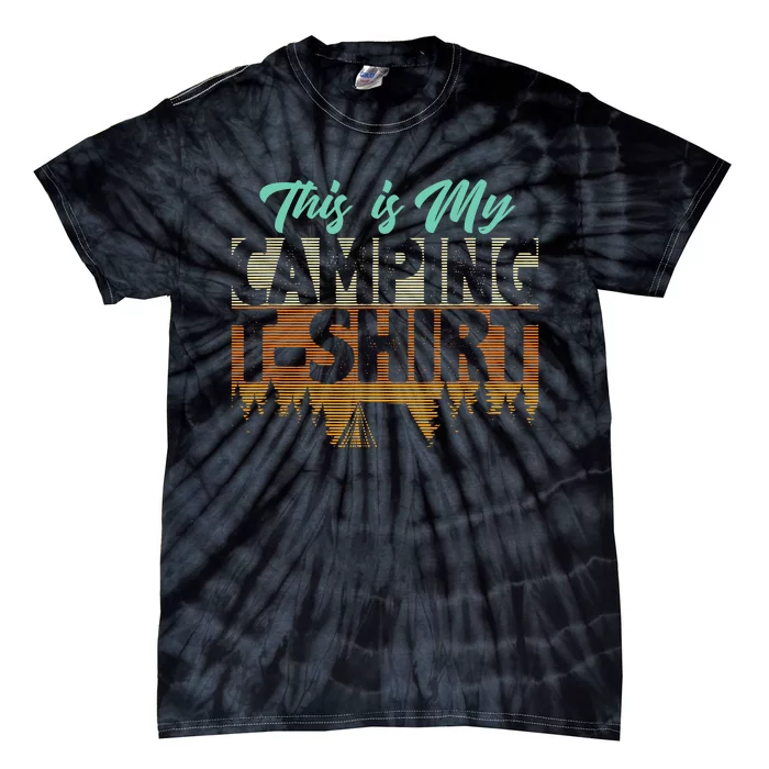 Camping Design Men Kids Camper RV Vacation Camping Women Tie-Dye T-Shirt