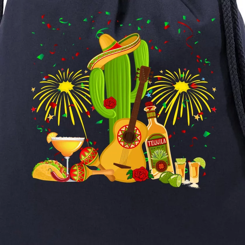 Cinco De Mayo Celebration Drawstring Bag