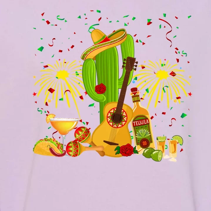 Cinco De Mayo Celebration Garment-Dyed Sweatshirt