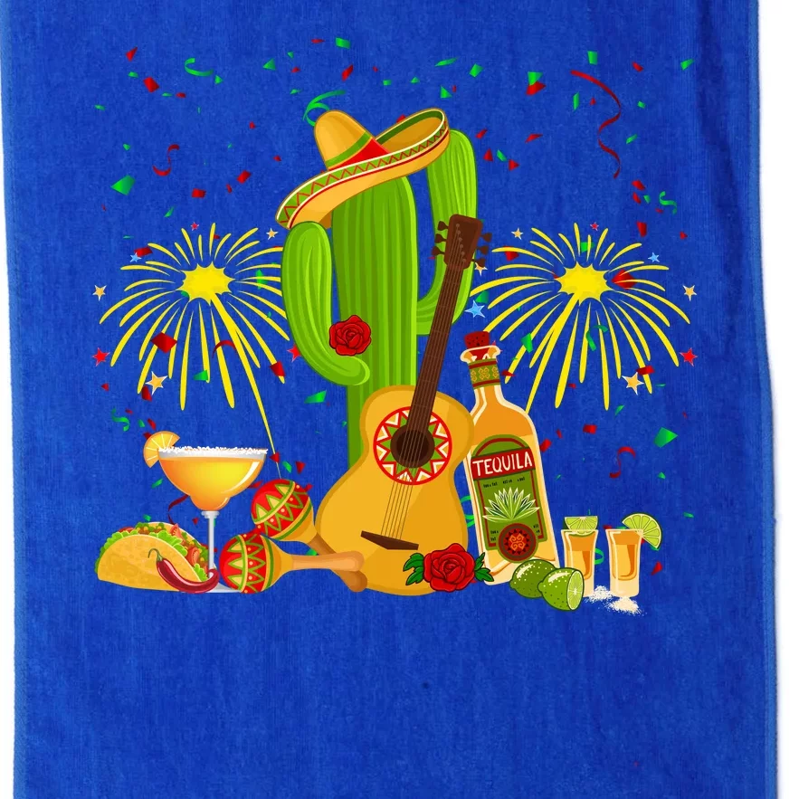 Cinco De Mayo Celebration Platinum Collection Golf Towel