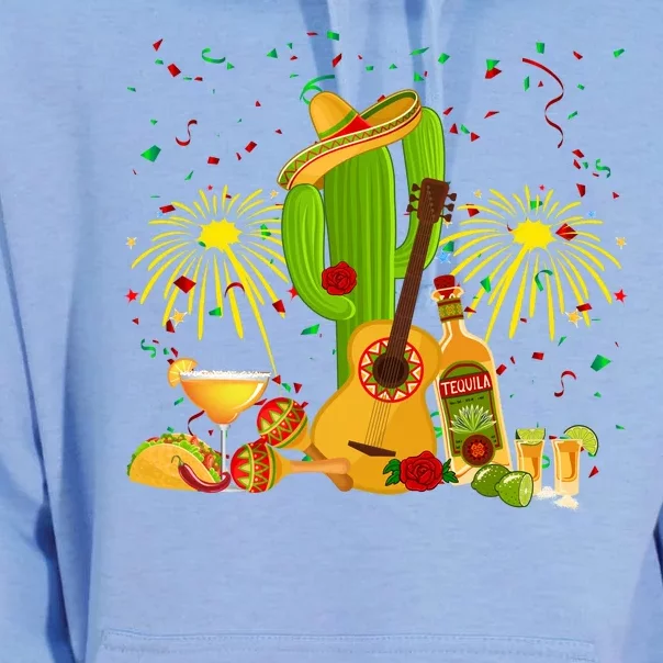 Cinco De Mayo Celebration Unisex Surf Hoodie