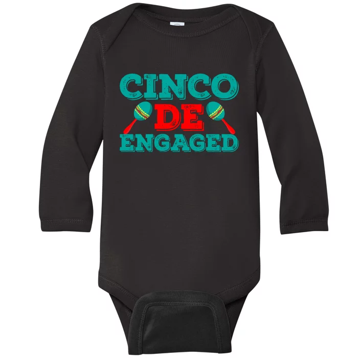 Cinco De Mayo Baby Long Sleeve Bodysuit