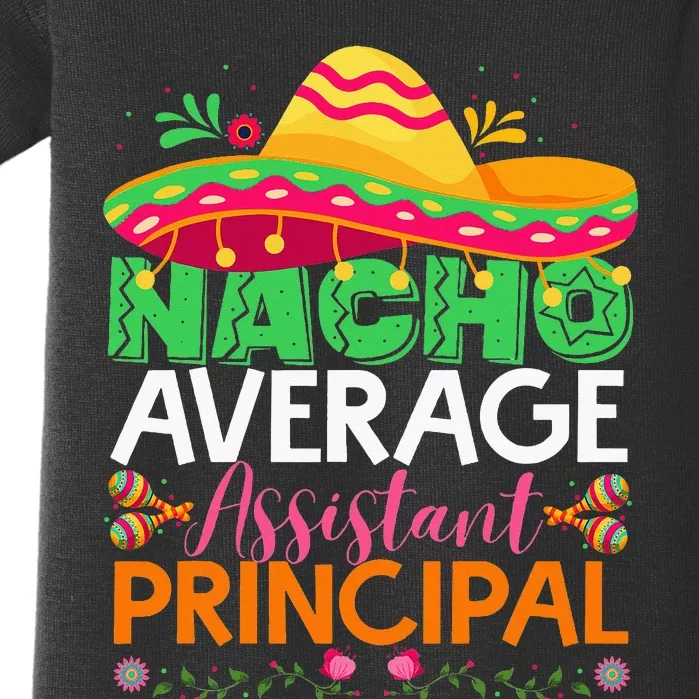 Cinco De Mayo Fun Sombrero Nacho Average Assistant Baby Bodysuit