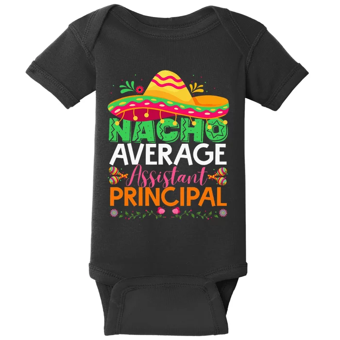 Cinco De Mayo Fun Sombrero Nacho Average Assistant Baby Bodysuit