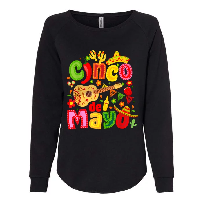 Cinco De Mayo Mexican Fiesta 5 De Mayo Womens California Wash Sweatshirt