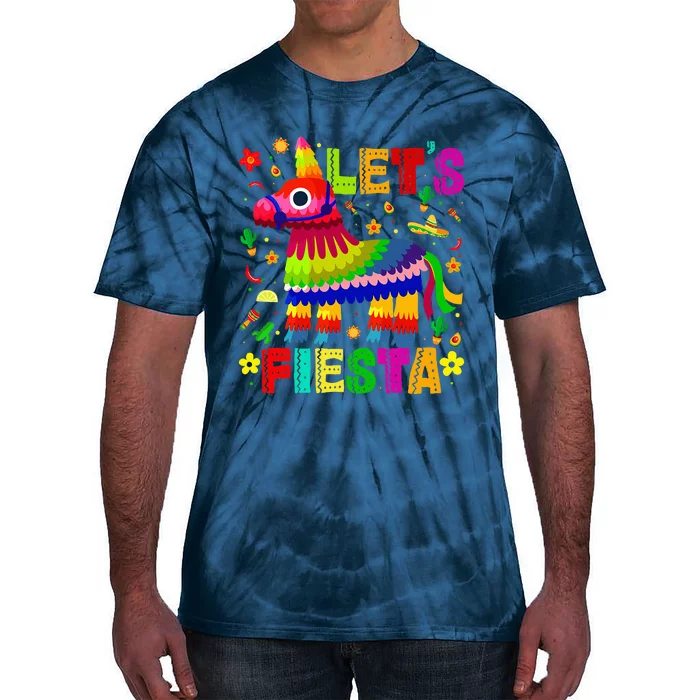 Cinco De Mayo Lets Fiesta 5 De Mayo Mexican Tie-Dye T-Shirt