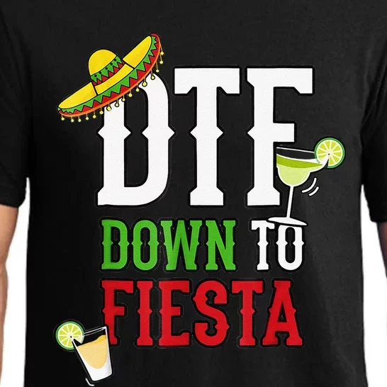 Cinco De Mayo DTF Down To Fiesta Pajama Set