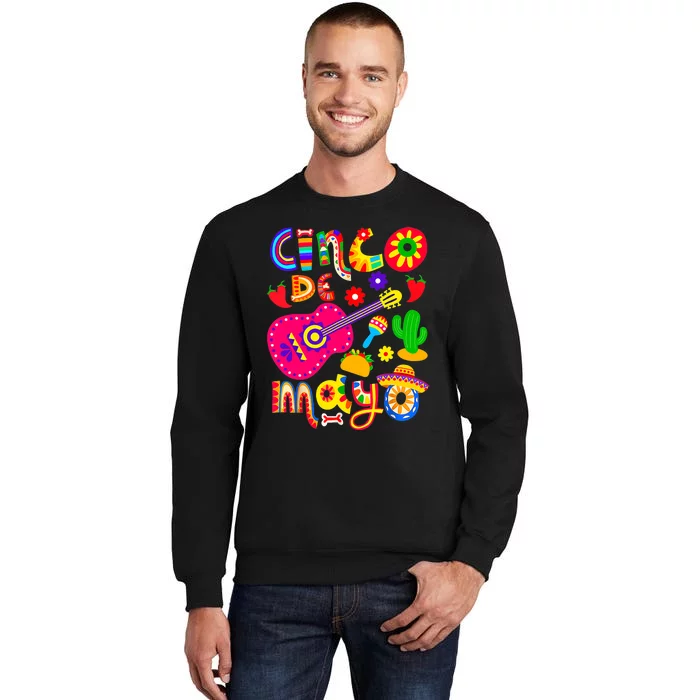 Cinco De Mayo Mexican Fiesta 5 De Mayo Women Men Tall Sweatshirt