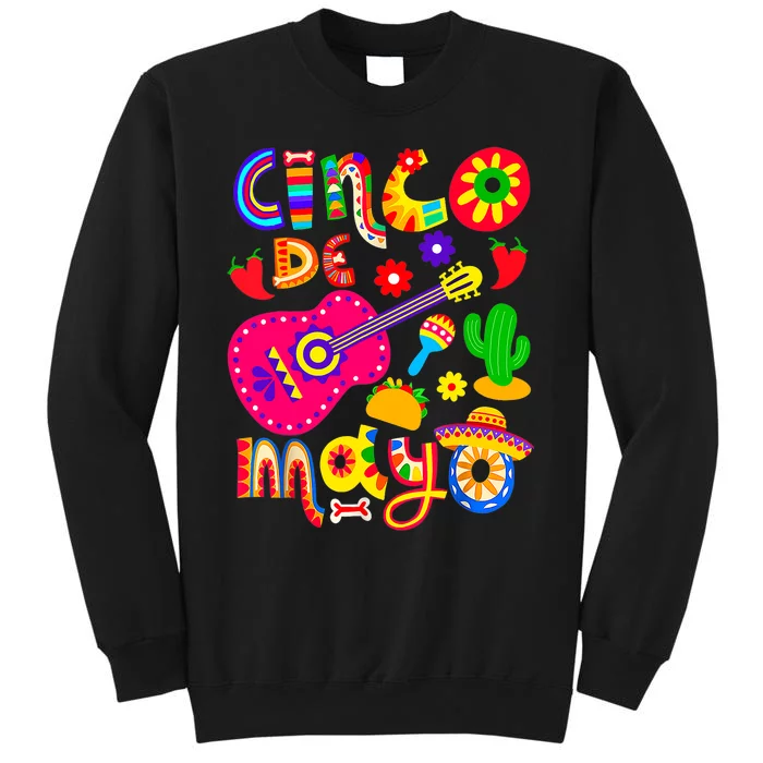 Cinco De Mayo Mexican Fiesta 5 De Mayo Women Men Tall Sweatshirt