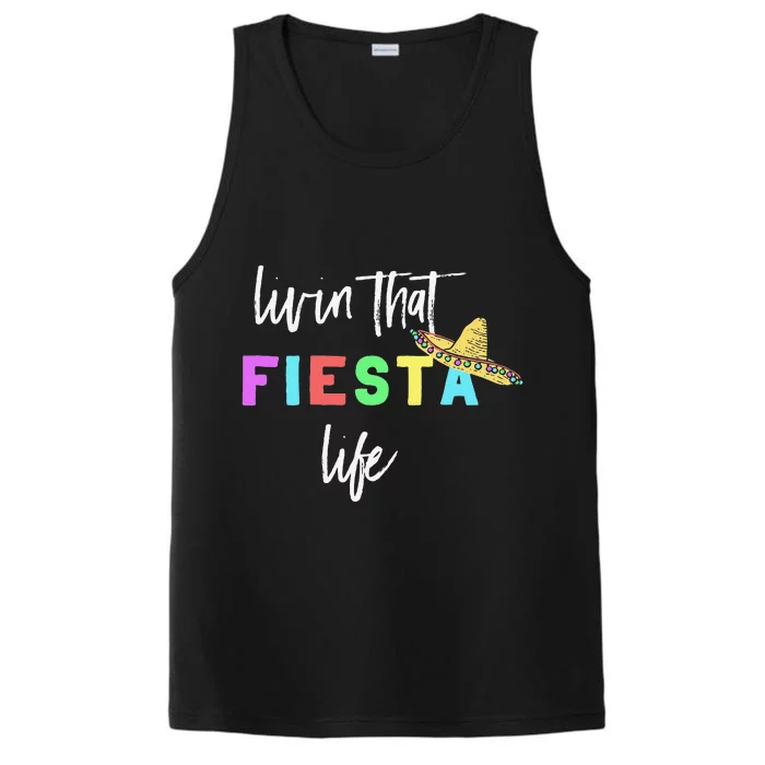 Cinco De Mayo Fiesta Life Design For Teachers And Performance Tank