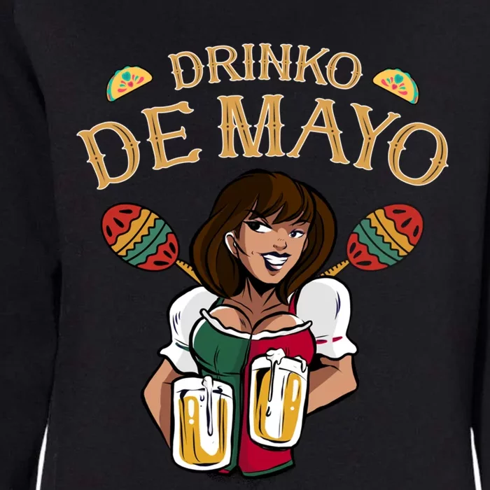 Cinco De Mayo Costume Maracas Cinco De O De Mayo Gift Womens California Wash Sweatshirt