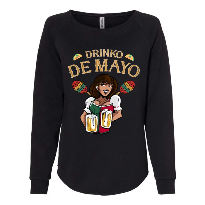 Cinco De Mayo Costume Maracas Cinco De O De Mayo Gift Womens California Wash Sweatshirt