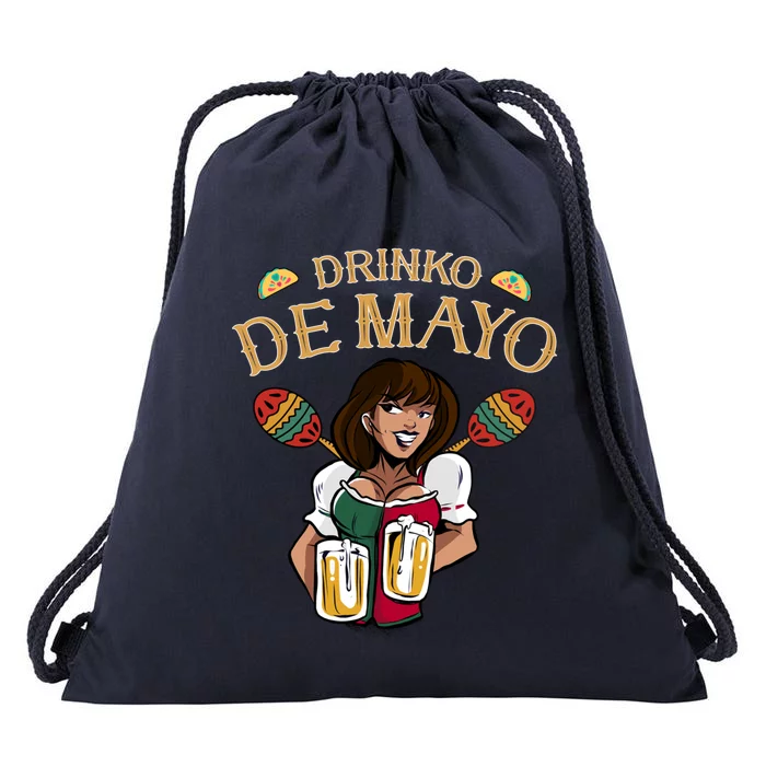 Cinco De Mayo Costume Maracas Cinco De O De Mayo Gift Drawstring Bag