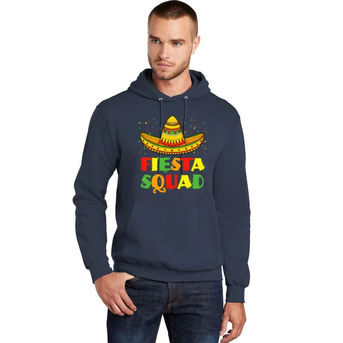 Cinco De Mayo Fiesta Squad Family Matching Group Cute Tall Hoodie