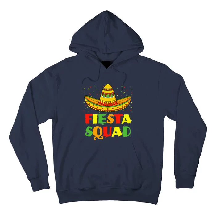 Cinco De Mayo Fiesta Squad Family Matching Group Cute Tall Hoodie