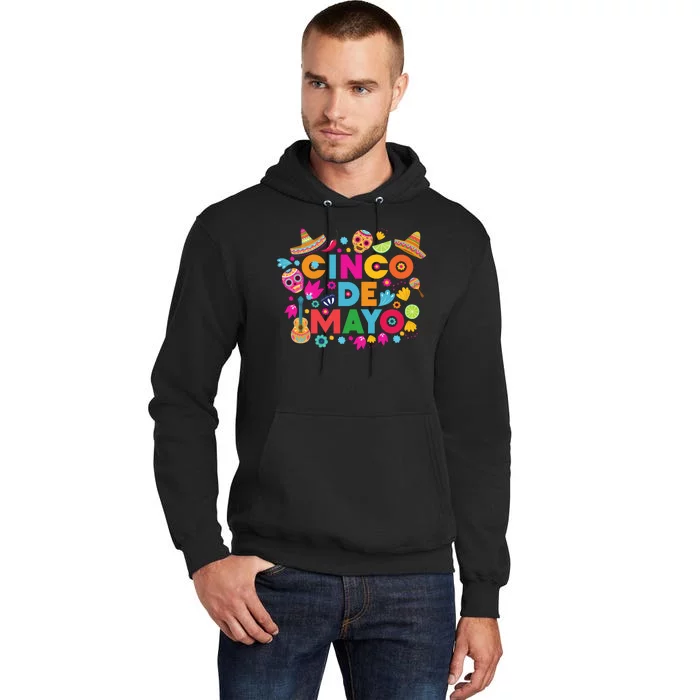 Cinco De Mayo Colorful Celebration Fiesta Tall Hoodie