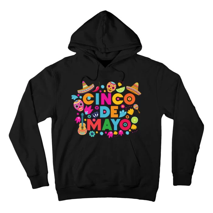 Cinco De Mayo Colorful Celebration Fiesta Tall Hoodie