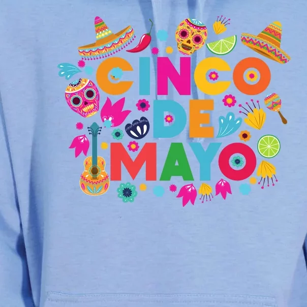 Cinco De Mayo Colorful Celebration Fiesta Unisex Surf Hoodie