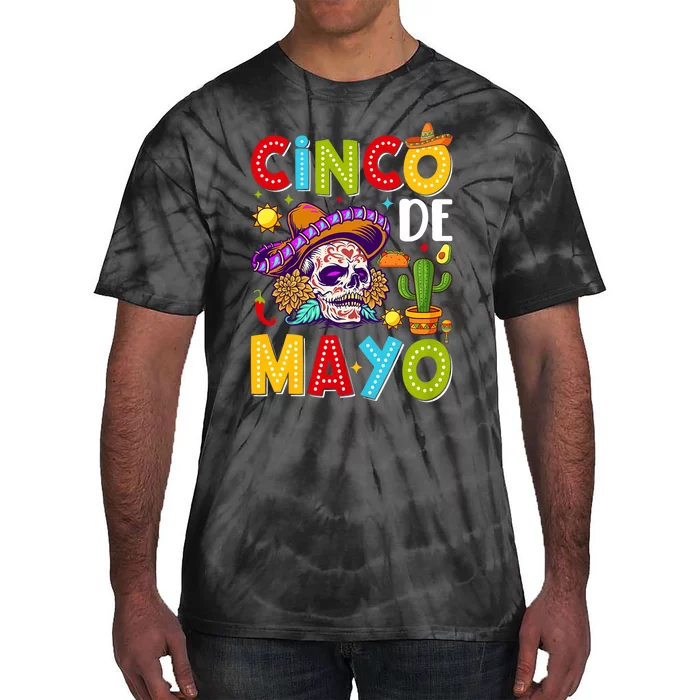 Cinco De Mayo Mexican Fiesta 5 De Mayo For Mexican Tie-Dye T-Shirt