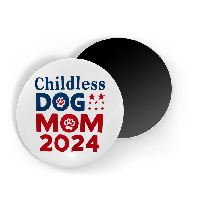 Childless Dog Mom Dog Lady Voting Patriotic Dog Paw Magnet