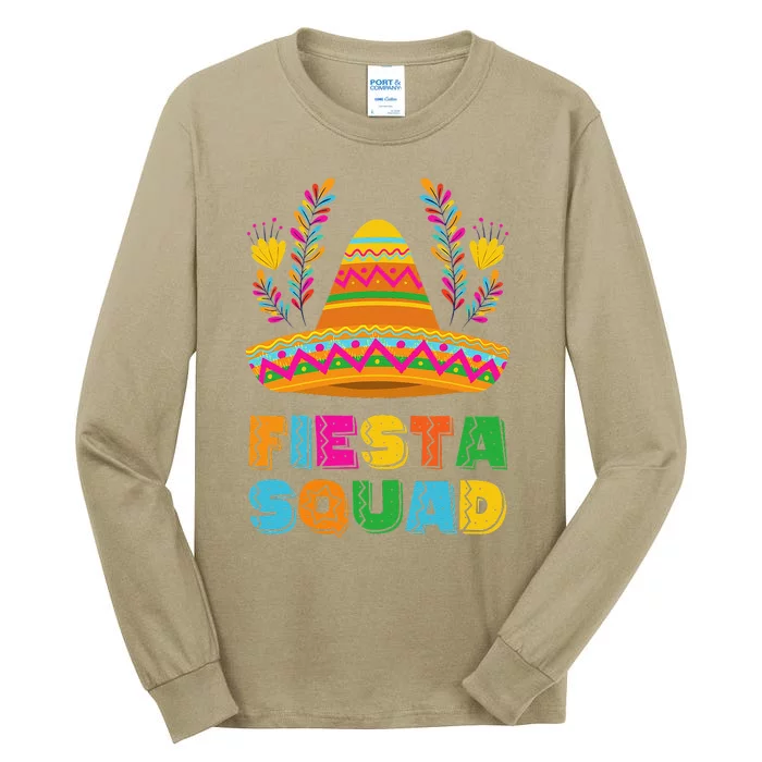 Cinco De Mayo Fiesta Squad Family Matching Group Tall Long Sleeve T-Shirt