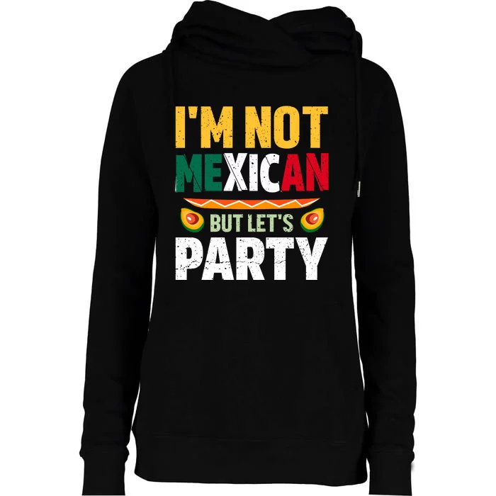 Cinco De Mayo Celebration Graphic Womens Funnel Neck Pullover Hood