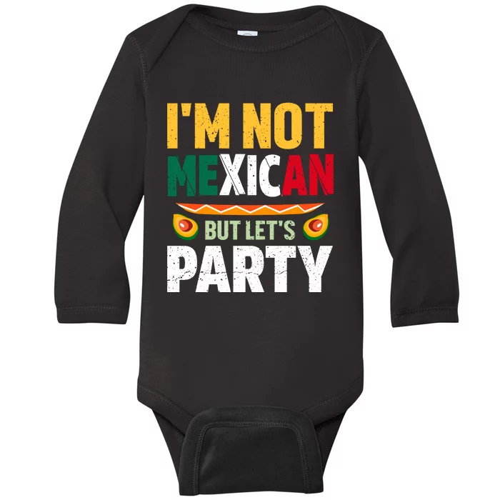 Cinco De Mayo Celebration Graphic Baby Long Sleeve Bodysuit