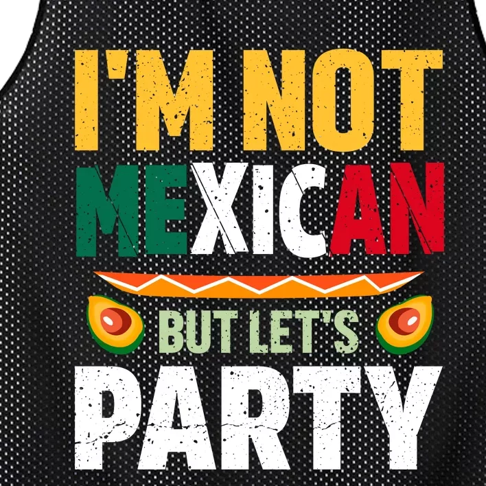 Cinco De Mayo Celebration Graphic Mesh Reversible Basketball Jersey Tank