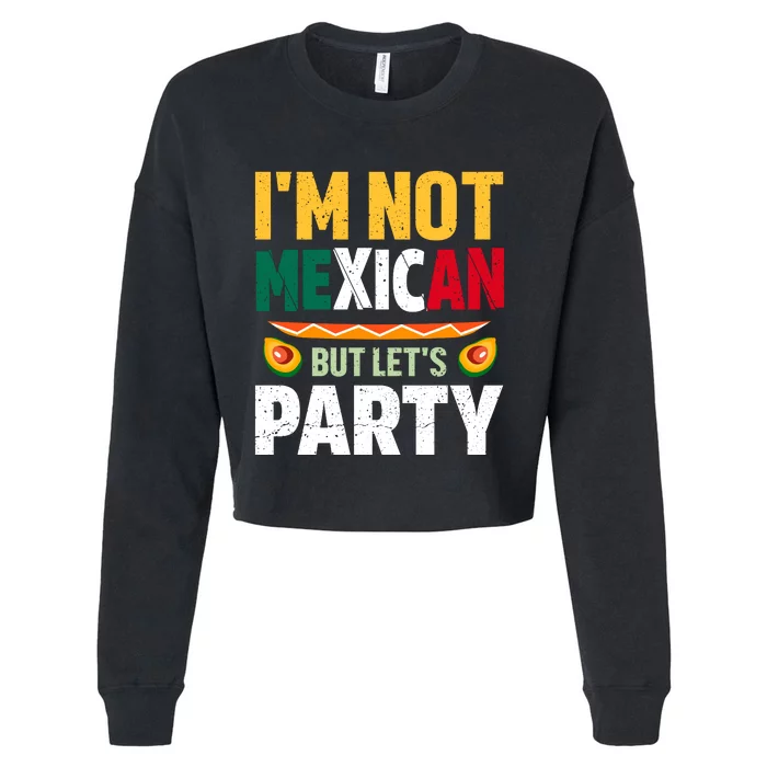 Cinco De Mayo Celebration Graphic Cropped Pullover Crew