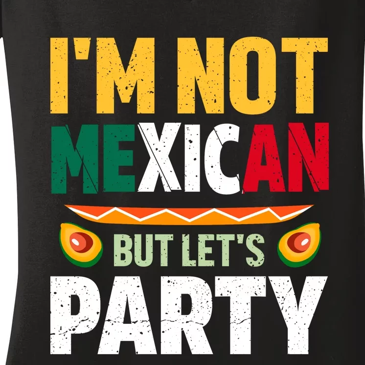 Cinco De Mayo Celebration Graphic Women's V-Neck T-Shirt