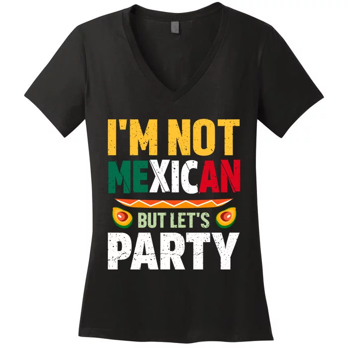 Cinco De Mayo Celebration Graphic Women's V-Neck T-Shirt