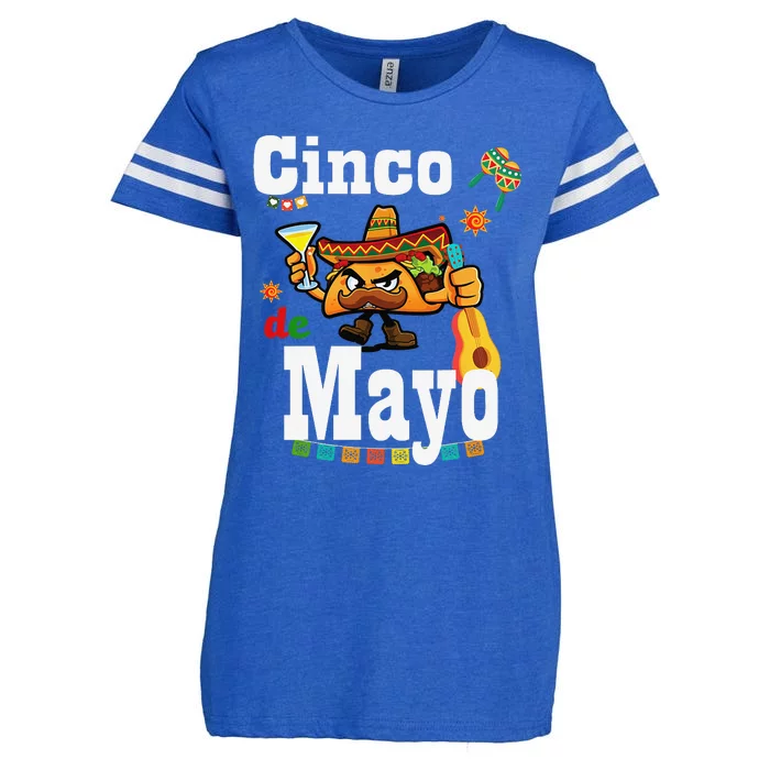 CINCO de MAYO fiesta Mexican victory day may the 5th Enza Ladies Jersey Football T-Shirt