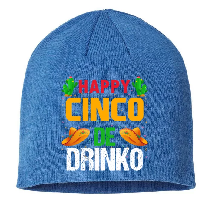 Cinco De Mayo Happy Cinco De O Mexican Party Gift 8 1/2in Sustainable Knit Beanie