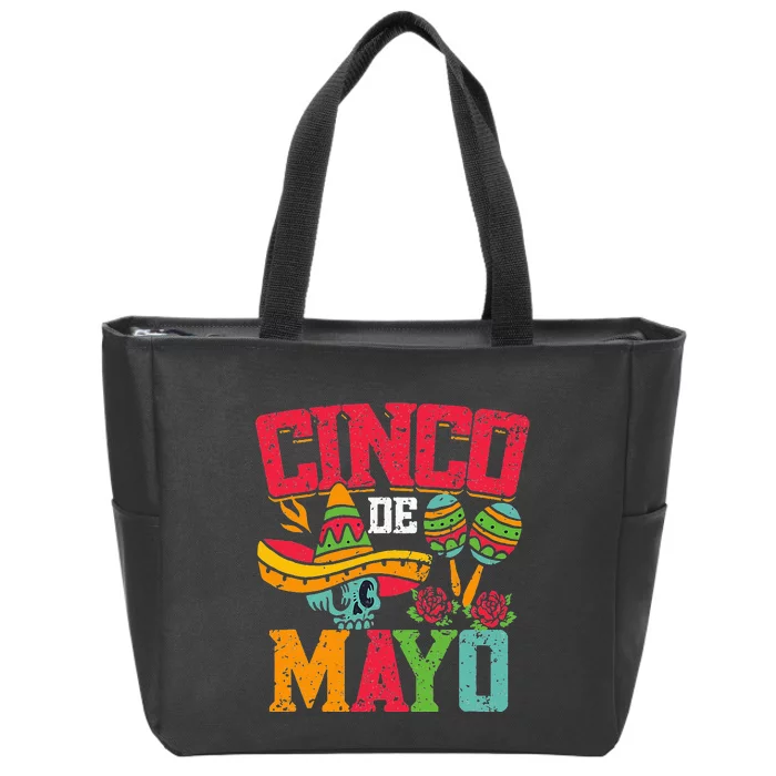 Cinco De Mayo Mexican Zip Tote Bag