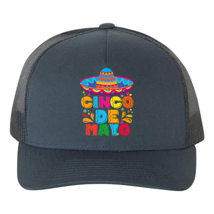 Cinco De Mayo Fiesta Surprise Camisa 5 De Mayo Yupoong Adult 5-Panel Trucker Hat