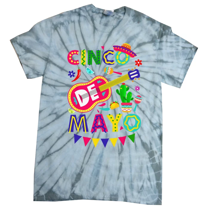 Cinco De Mayo Mexican Fiesta 5 De Mayo Funny Cinco de Mayo Tie-Dye T-Shirt