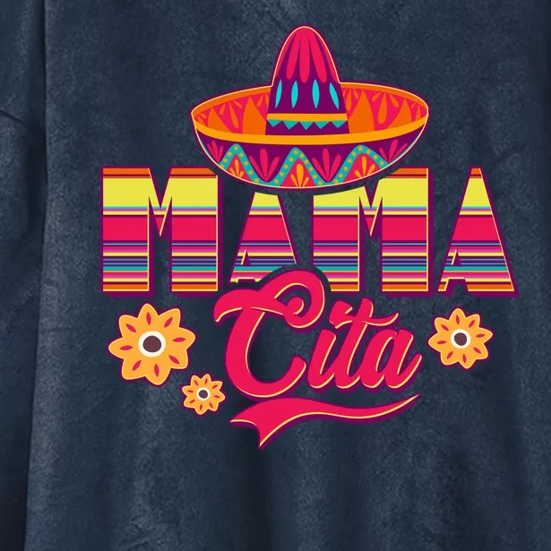 Cinco De Mayo Mama Cita Hooded Wearable Blanket