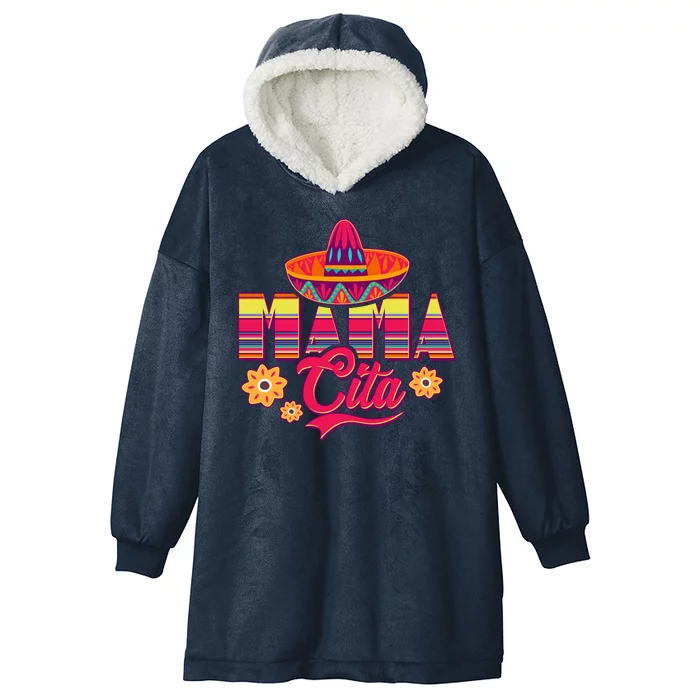 Cinco De Mayo Mama Cita Hooded Wearable Blanket