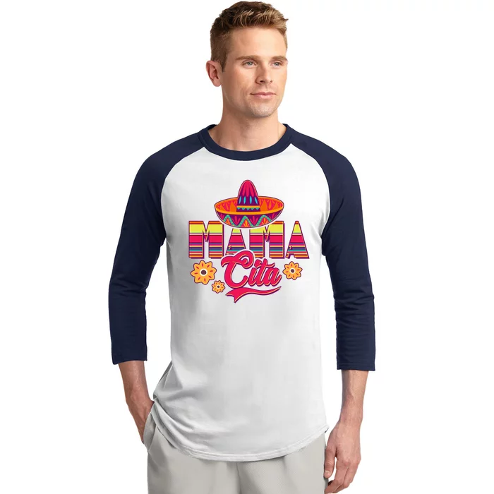 Cinco De Mayo Mama Cita Baseball Sleeve Shirt