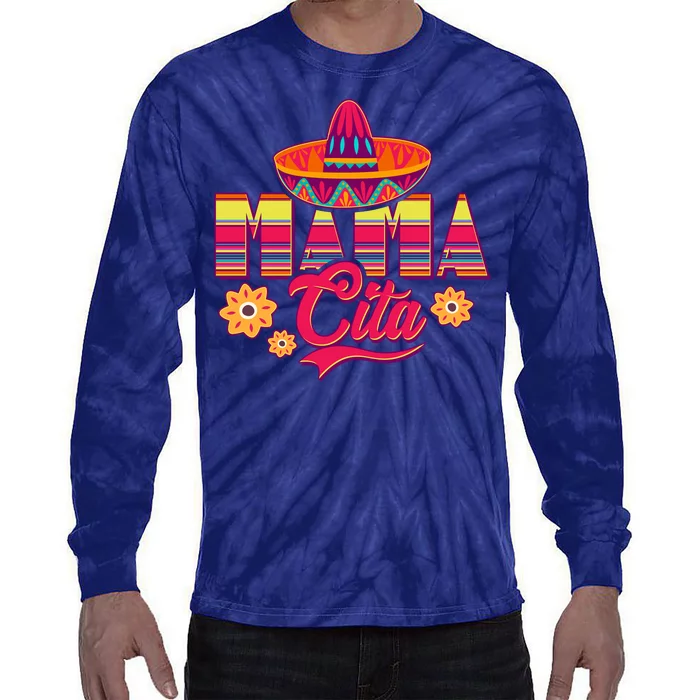 Cinco De Mayo Mama Cita Tie-Dye Long Sleeve Shirt