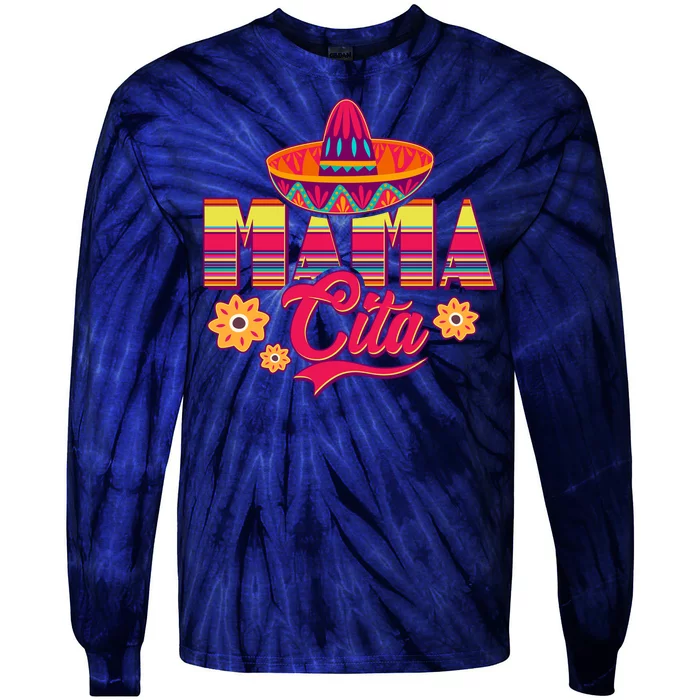 Cinco De Mayo Mama Cita Tie-Dye Long Sleeve Shirt