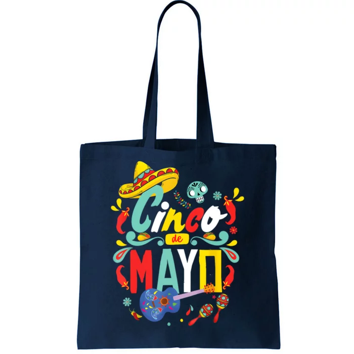 Cinco De Mayo Fiesta Surprise Camisa 5 De Mayo Viva Mexico Tote Bag