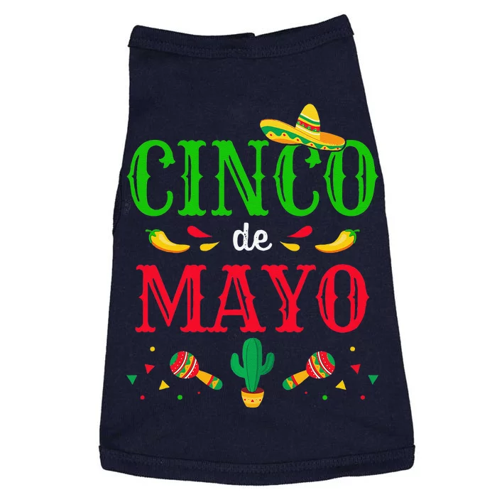 Cinco De Mayo For Mexican Fiesta Costume Doggie Tank