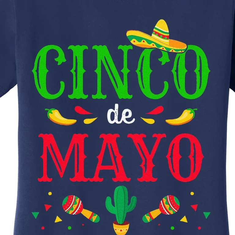 Cinco De Mayo For Mexican Fiesta Costume Women's T-Shirt