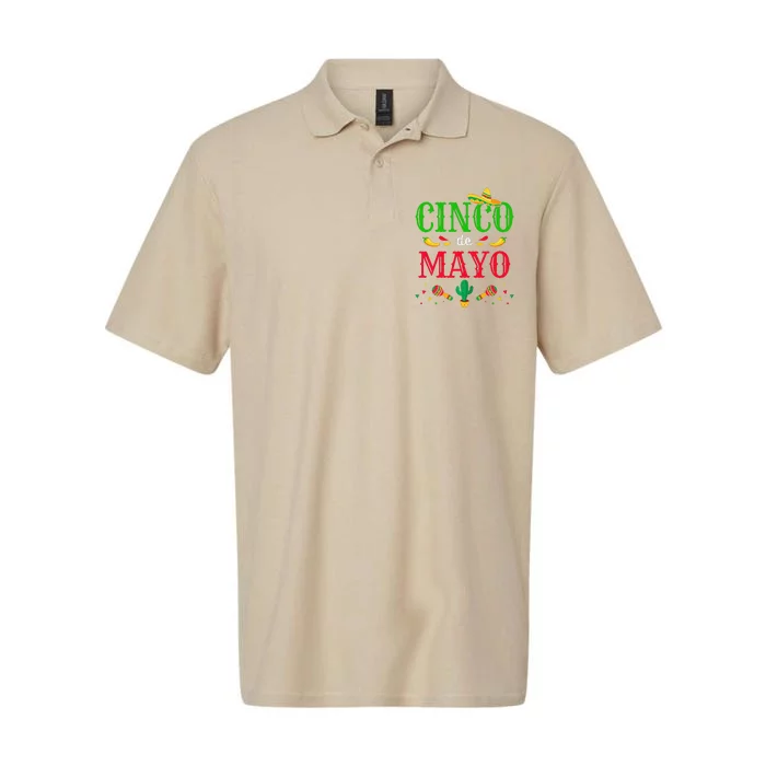 Cinco De Mayo For Mexican Fiesta Costume Softstyle Adult Sport Polo