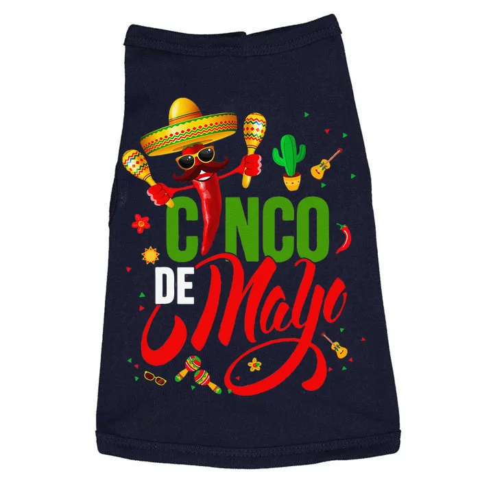 Cinco De Mayo For Womens Mexican Fiesta 5 De Mayo Funny Doggie Tank