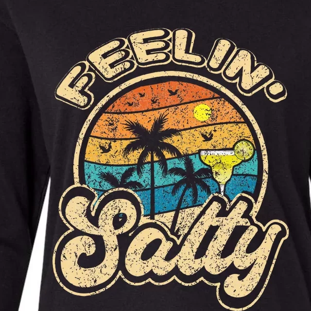 Cinco De Mayo Feeling Salty Gifts Margarita Womens Cotton Relaxed Long Sleeve T-Shirt