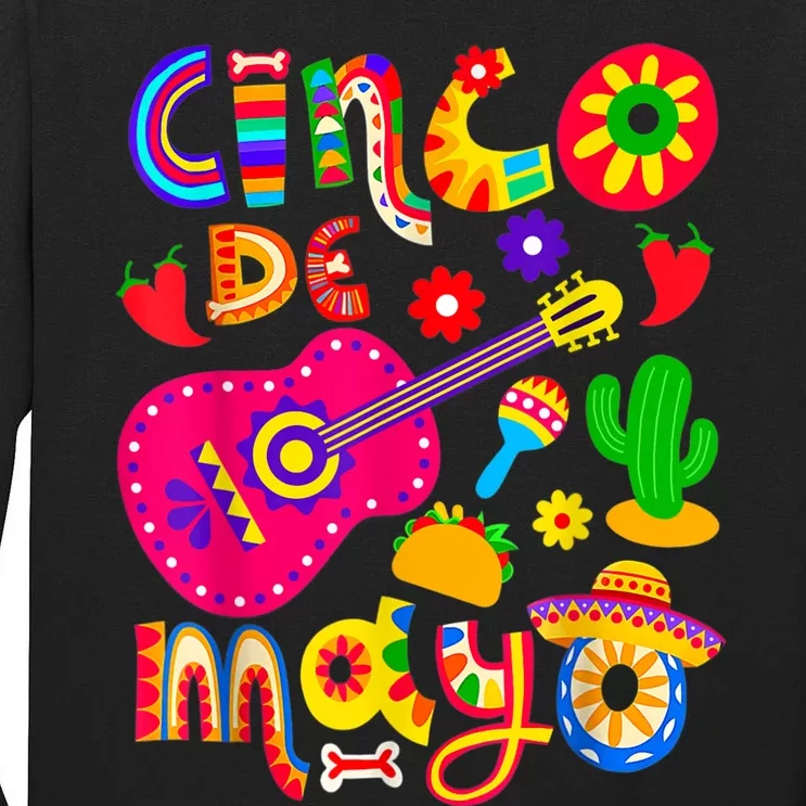 Cinco De Mayo Mexican Fiesta 5 De Mayo Tall Long Sleeve T-Shirt